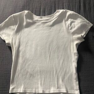 Hollister Womens Baby Tee White Size M